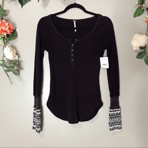 Free People Tops - NWT Free People | Ski lodge cuff thermal
